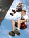 children rockclimbing